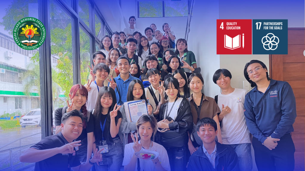 Visiting Japanese students of Silay-based language school tour Talisay Campus