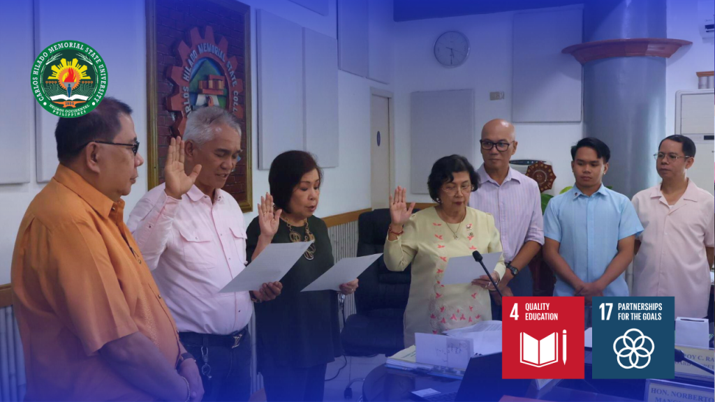 Former solon, radio station manager take oath as members of CHMSU Board of Regents
