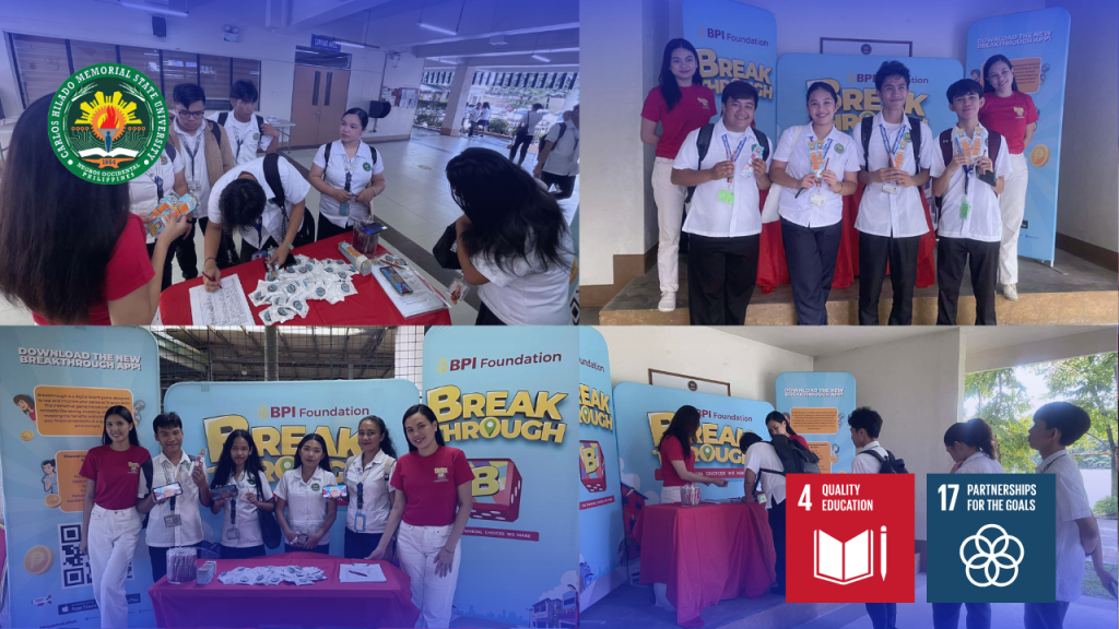 BPI Foundation set up FinEd Unboxed activation booths in Alijis, Talisay