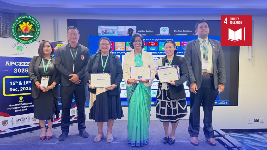 Two COED faculty present in 1st APCEESH in Thailand; Prof. Malaga clinches best paper