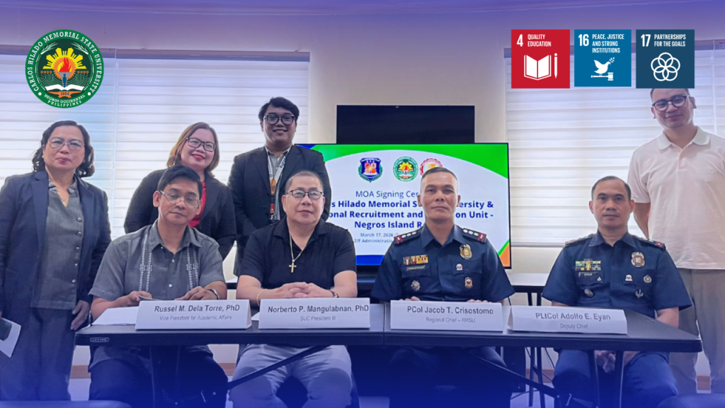 CHMSU, RRSU forge partnership on student dev’t, research, community extension