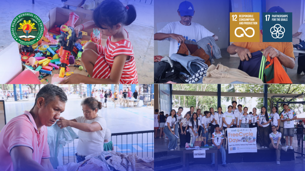CHMSU partners with Talisay, JCI to bring FreeCycle Day to Talisaynons