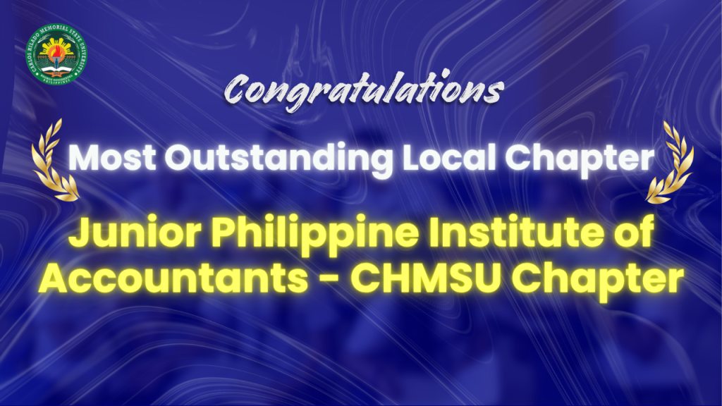 JPIA – CHMSU Chapter gets most outstanding local chapter nod