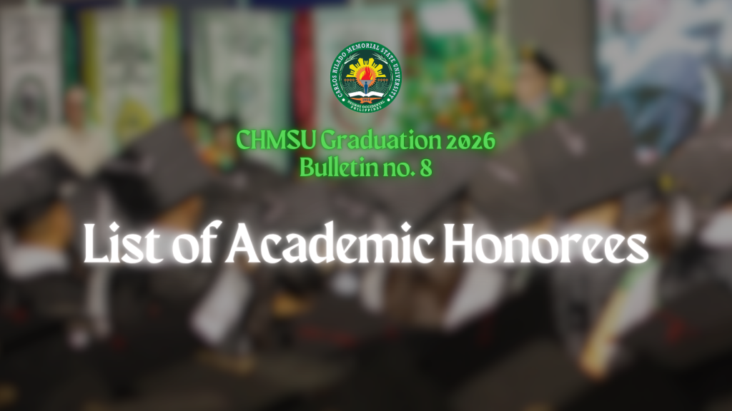 CHMSU Graduation 2026 Bulletin no 8