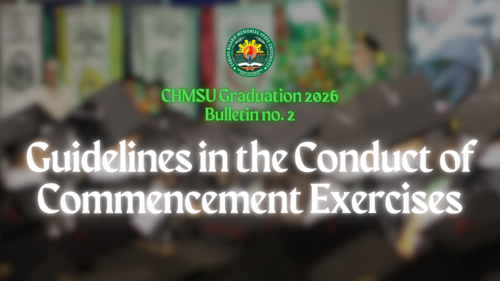 2026 Commencement Exercises Bulletin no. 2