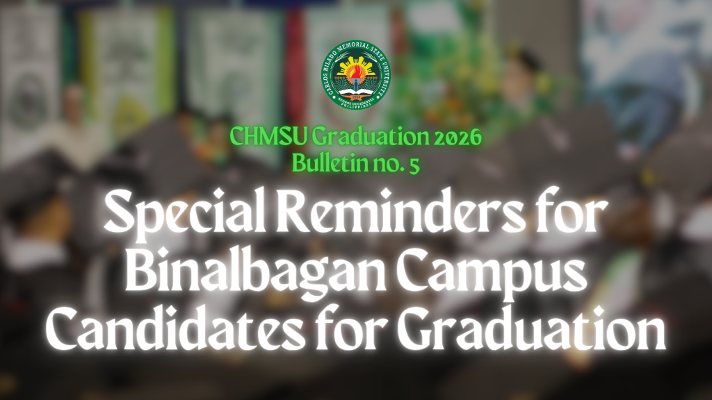 CHMSU Graduation Bulletin no 5