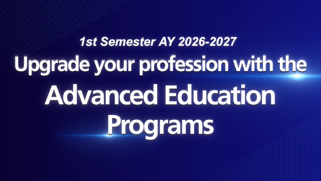 Upgrade your profession with the Advanced Education Programs