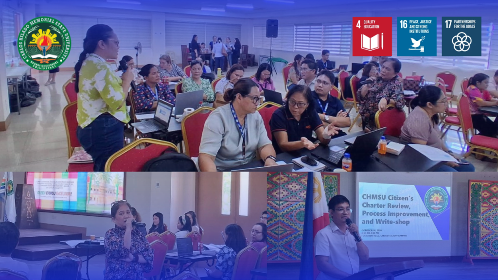 CHMSU reviews Citizen’s Charter, improves processes in write-shop