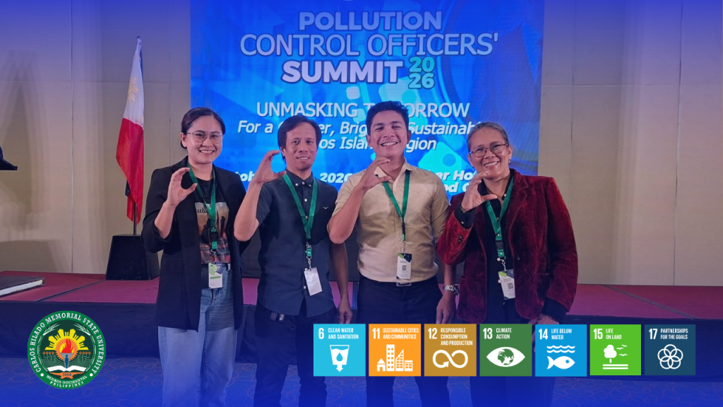 4 from CHMSU join 1st Pollution Control Officers’ Summit in NIR
