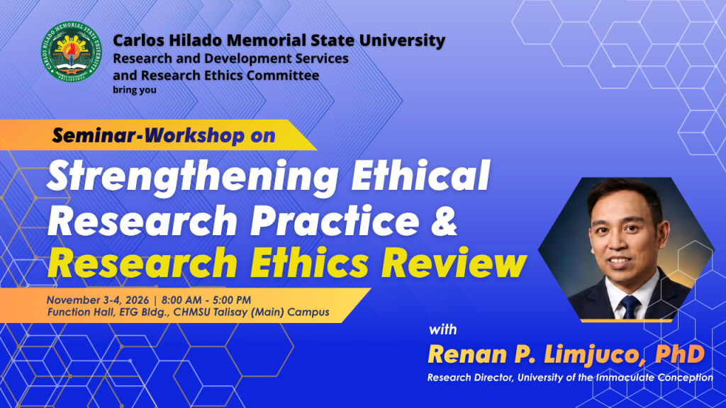 Seminar-workshop on research ethics set Nov 3-4
