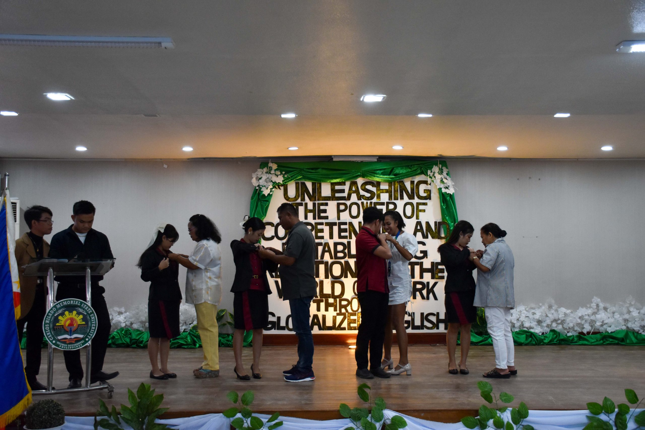 BAEL program conducts 1st Pinning Ceremony - Carlos Hilado Memorial ...