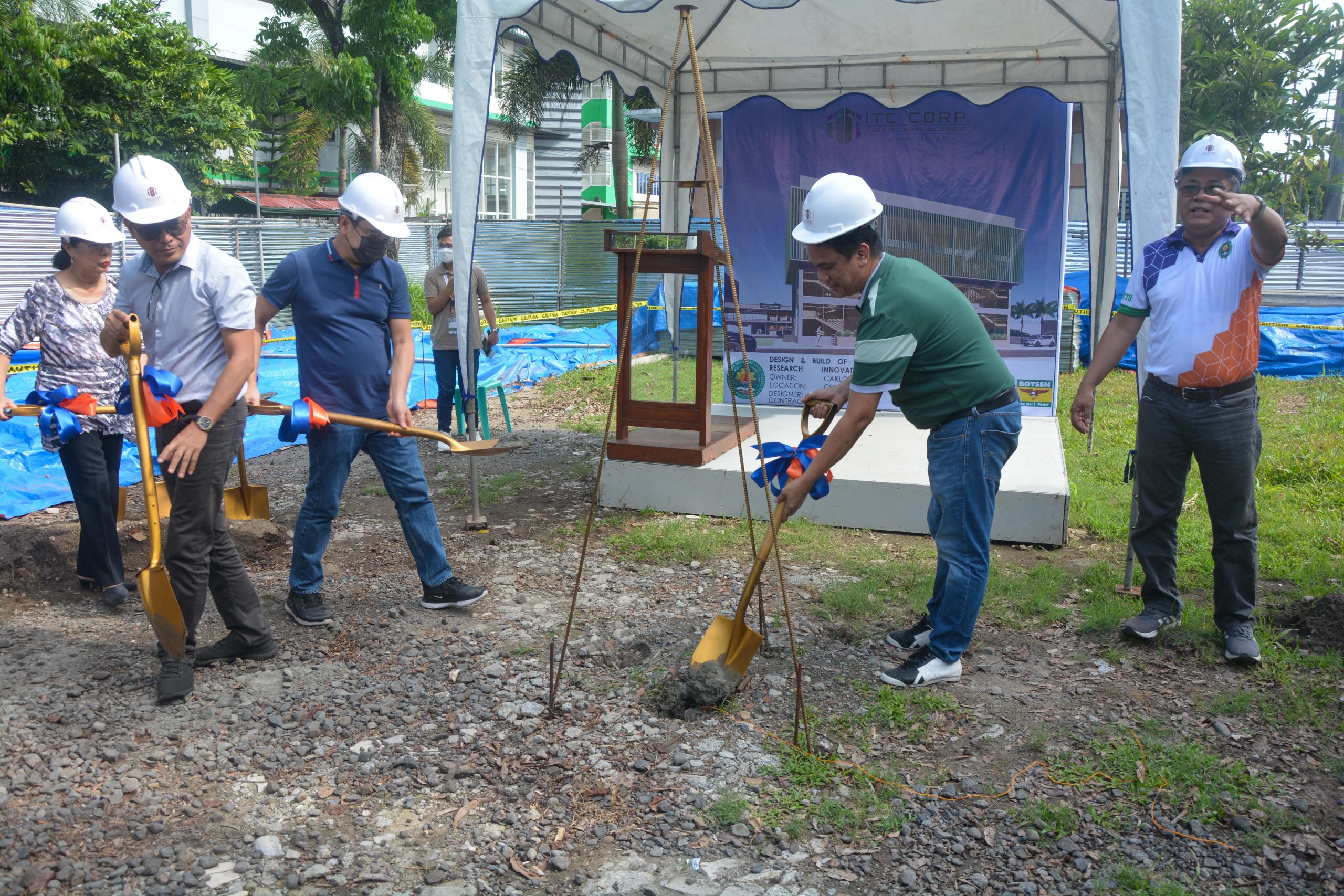 CHMSU holds groundbreaking ceremony for new research hub - Carlos ...