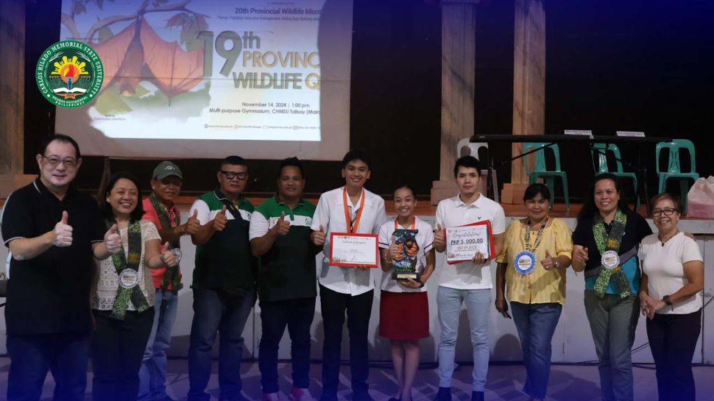 CHMSU hosts 19th Prov’l Wildlife Quiz; Hinigaran NHS to represent NegOcc in nat’l quiz