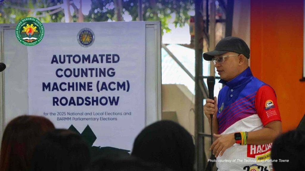 Comelec orients voters at CHMSU Alijis, F. Towne on May 12 polls, new ACM