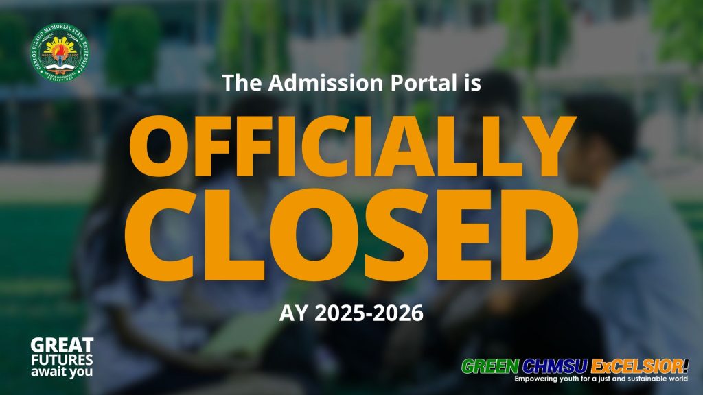 Admission Portal is Officially Closed