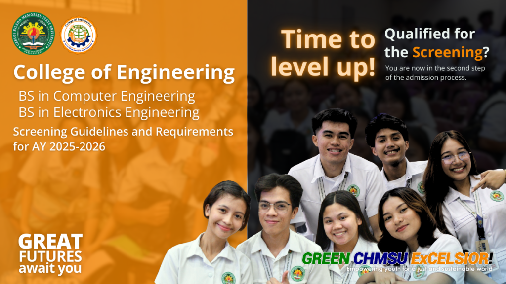 College of Engineering (Alijis Campus) Screening Guidelines and Requirements for AY 2025-2026