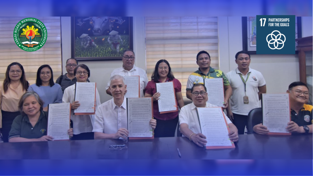 CHMSU inks pact with NegOcc, DA to establish agri- fisheries research, extension dev’t network