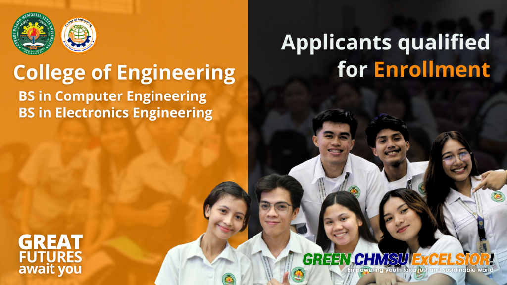 List of BSECE and BSCpE applicants qualified for enrollment