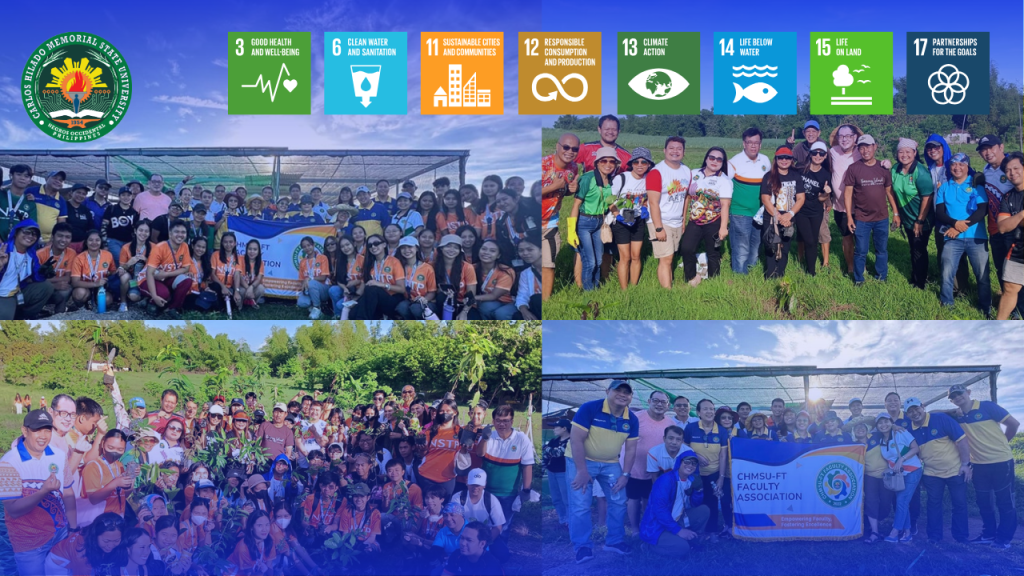 CHMSU caps off 3rd University Foundation Week with tree planting at Bacolod Eco Park