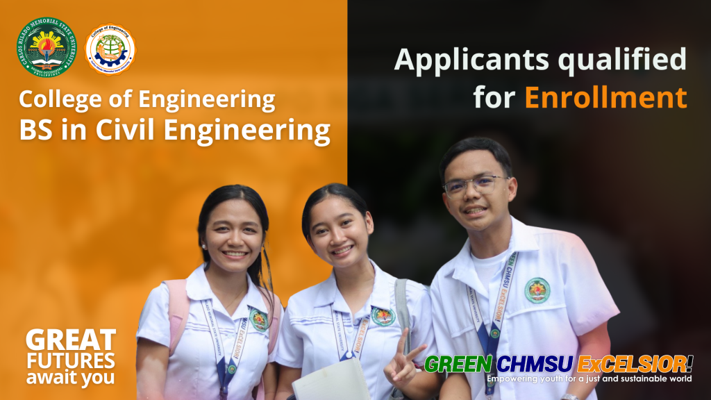List of BS in Civil Engineering applicants qualified for enrollment