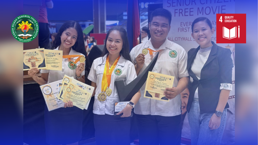 JCI Bacolod awards 4 CHMSU student-leaders for excellence, leadership 