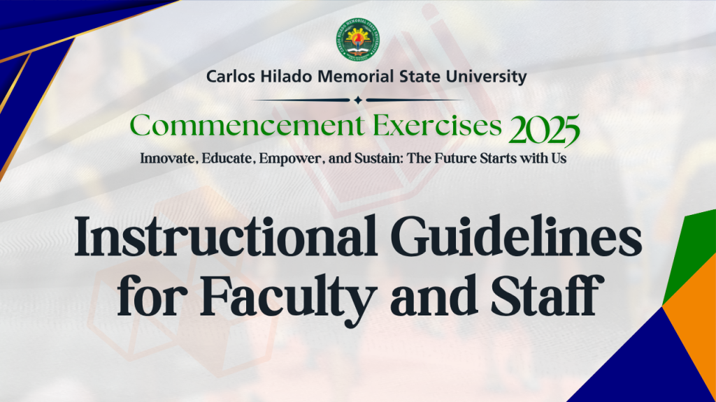 Commencement Exercises 2025: Instructional Guidelines for Faculty and Staff