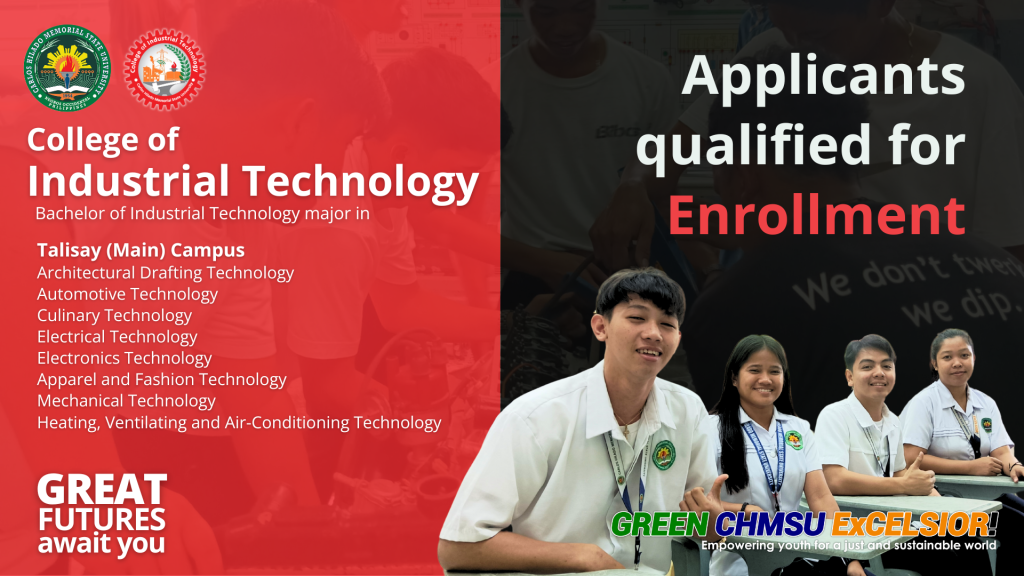 Talisay Campus BIT applicants qualified for enrollment