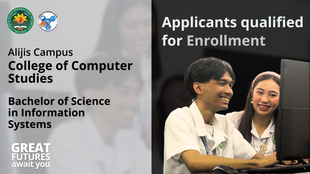 Alijis Campus BS in Information Systems applicants qualified for enrollment