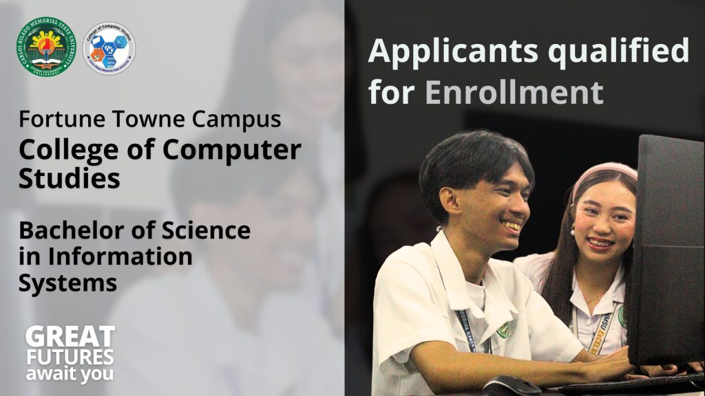 Fortune Towne Campus BS in Information Systems applicants qualified for enrollment