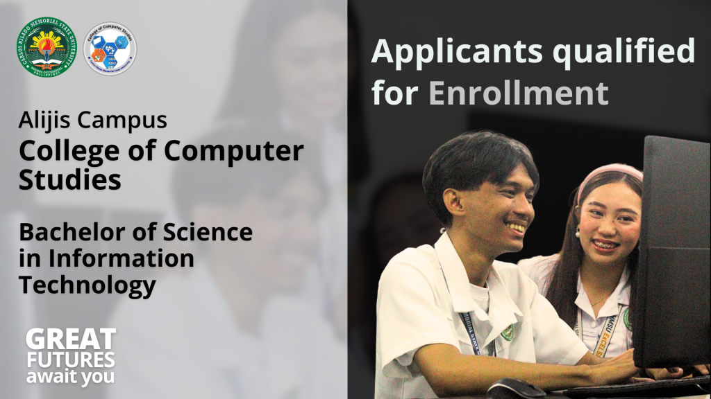 Alijis Campus BS in Information Technology applicants qualified for enrollment